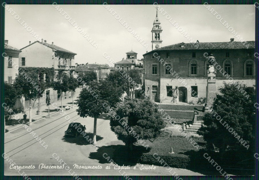 Piacenza Carpaneto Auto Foto FG cartolina ZK3378 – fronte