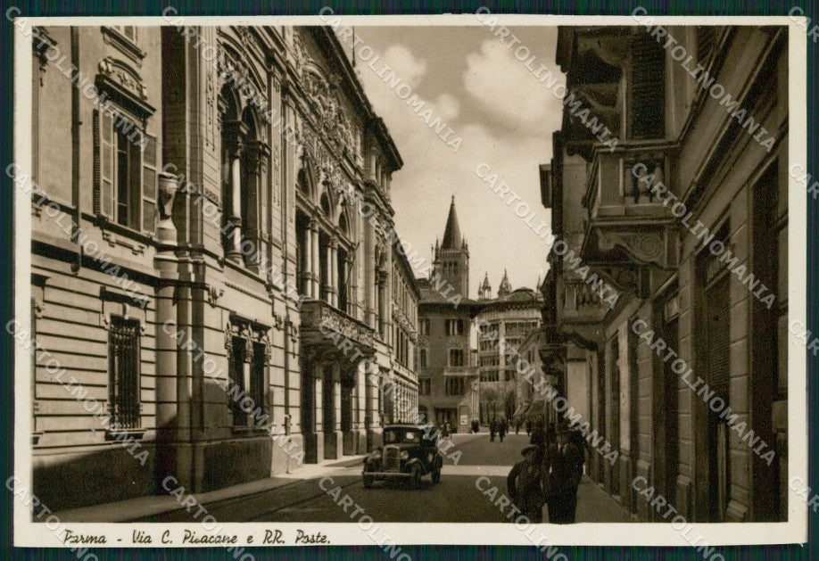 Parma Città Palazzo delle Poste PIEGHINE Foto FG cartolina ZK3383 – fronte
