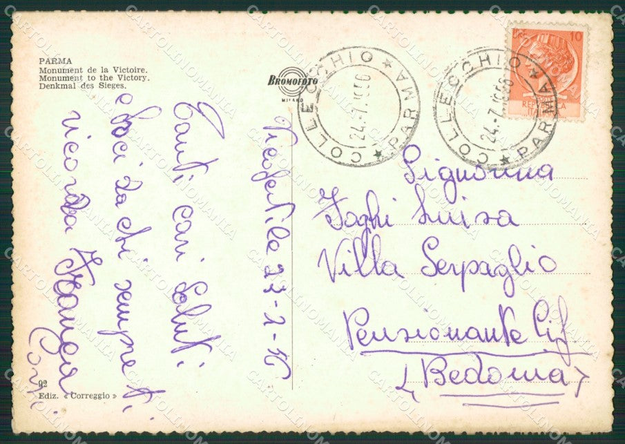 Parma Città Foto FG cartolina ZK3390 – retro