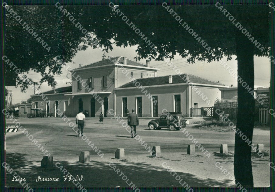 Ravenna Lugo Stazione Auto Foto FG cartolina ZK3401 – fronte