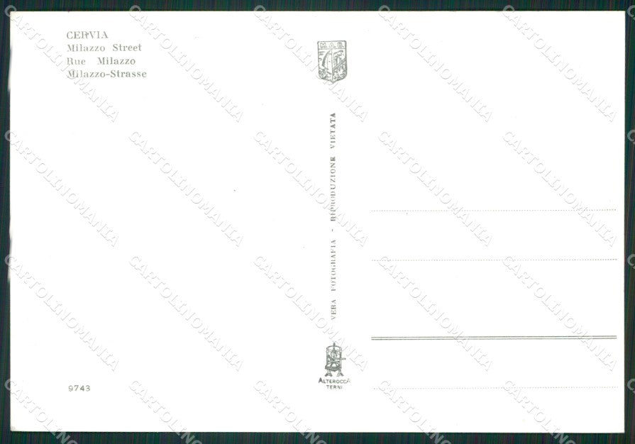 Ravenna Cervia Corriera Auto Foto FG cartolina ZK3403 – retro