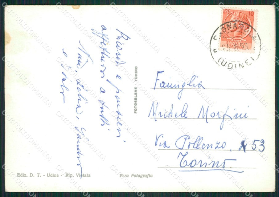Udine Costumi Carnici Foto FG cartolina ZK3437 – retro