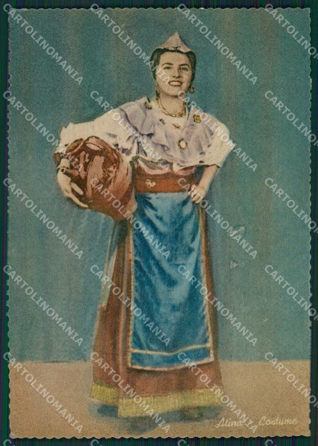 Frosinone Atina Costume Foto FG cartolina ZK3439 – fronte
