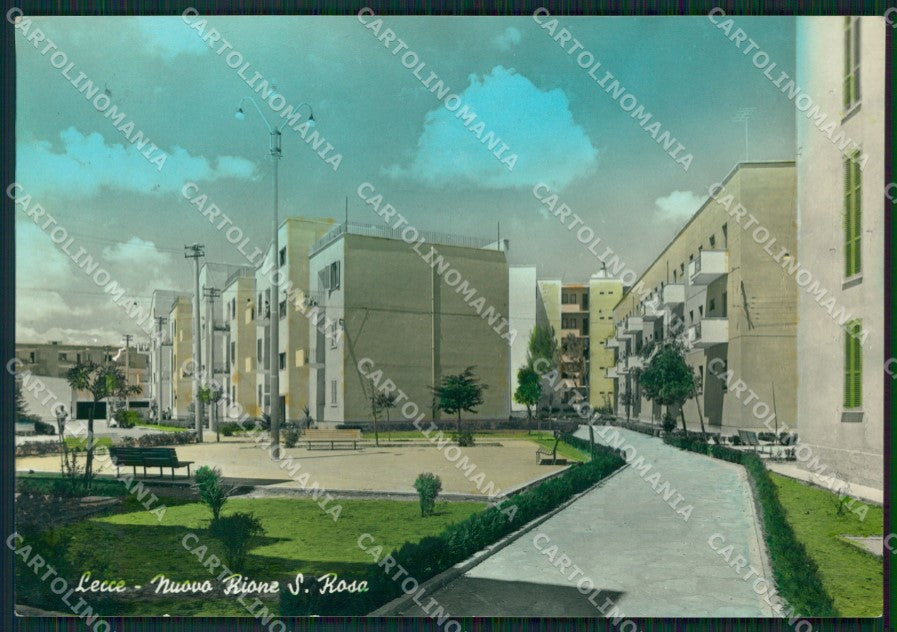 Lecce Città Rione Santa Rosa Foto FG cartolina ZK3441 – fronte