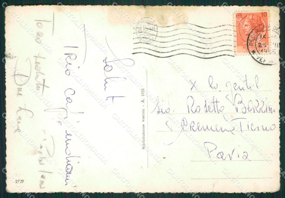 Verona Peschiera PIEGHINA Foto FG cartolina ZK3452 – retro