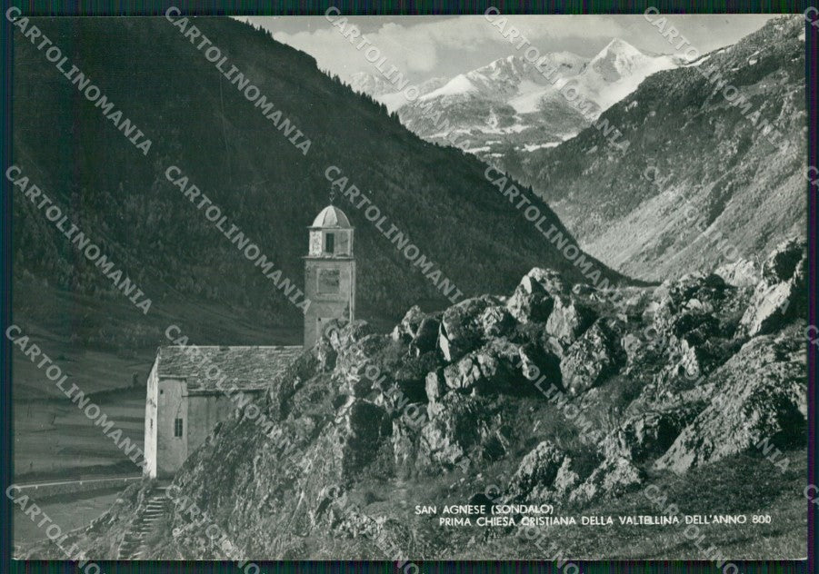 Sondrio Sondalo Sant'Agnese Foto FG cartolina ZK3453 – fronte