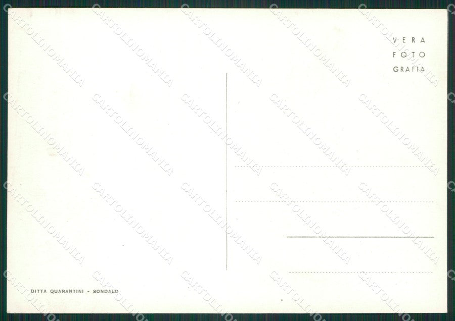 Sondrio Sondalo Sant'Agnese Foto FG cartolina ZK3453 – retro