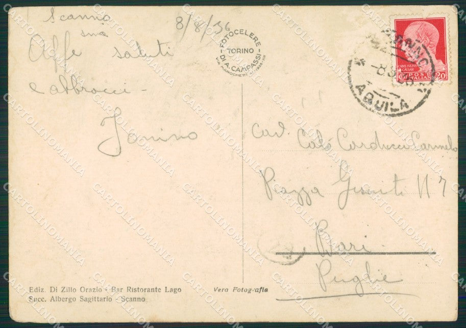 L'Aquila Scanno Costumi PIEGHINA Foto FG cartolina ZK3462 – retro