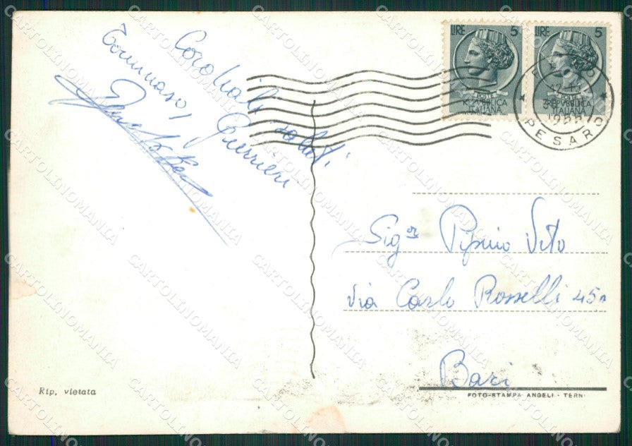 Pesaro Fano Foto FG cartolina ZK3473 – retro