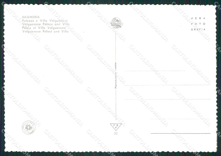 Palermo Bagheria Foto FG cartolina ZK3478 – retro
