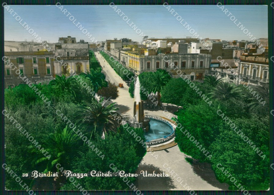 Brindisi Città Foto FG cartolina ZK3486 – fronte