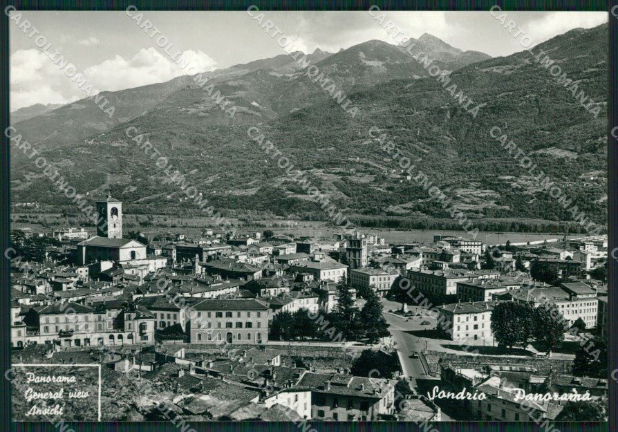 Sondrio Città PIEGA Foto FG cartolina ZK3487 – fronte