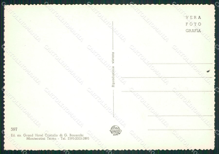 Pistoia Montecatini Terme Auto Foto FG cartolina ZK3493 – retro