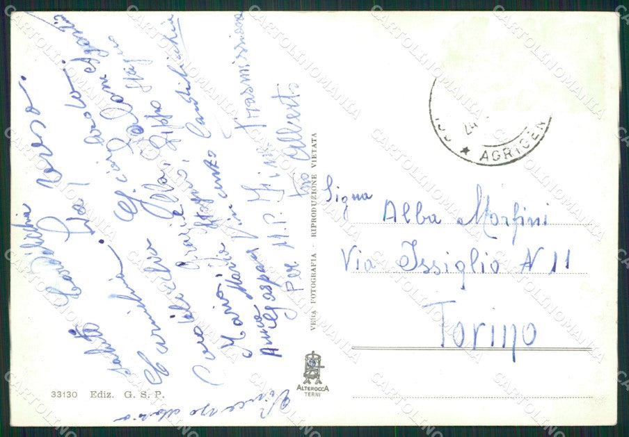 Agrigento Sciacca Saluti da Foto FG cartolina ZK3500 – retro