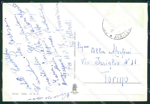 Agrigento Sciacca Saluti da Foto FG cartolina ZK3500 – retro