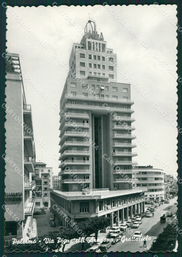 Palermo Città Auto Foto FG cartolina ZK3505 – fronte