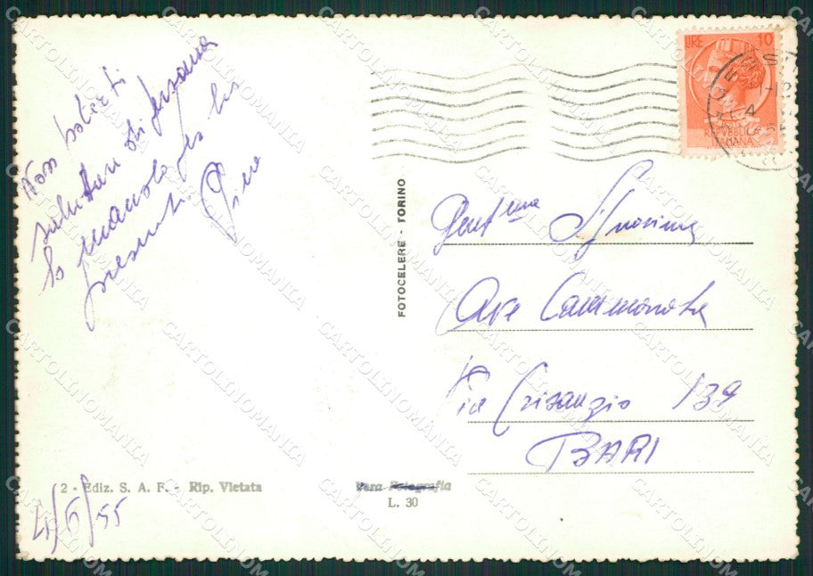 Palermo Città Carretto Siciliano Costumi Foto FG cartolina ZK3513 – retro