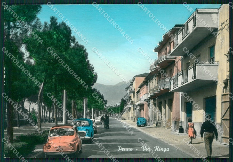 Pescara Penne Auto Foto FG cartolina ZK3520 – fronte