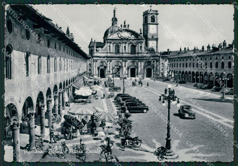 Pavia Vigevano Duomo Auto Foto FG cartolina ZK3559 – fronte