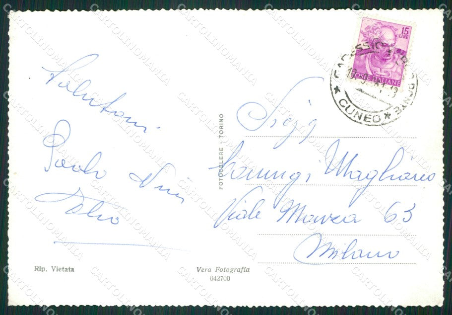 Cuneo Garessio Foto FG cartolina ZK3563 – retro