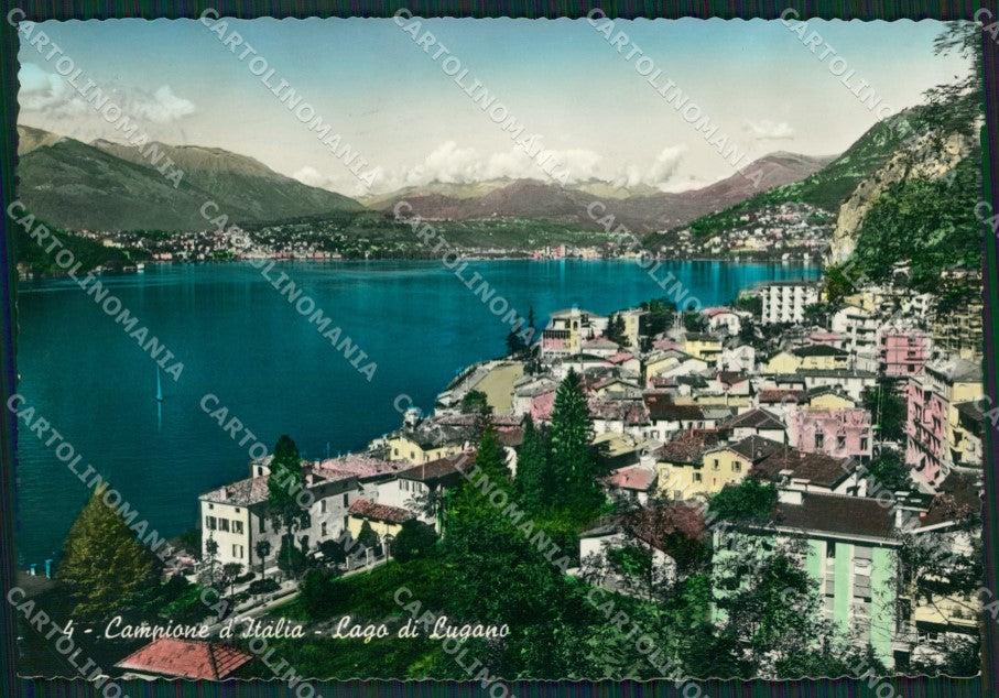 Como Campione D'Italia Foto FG cartolina ZK3564 – fronte