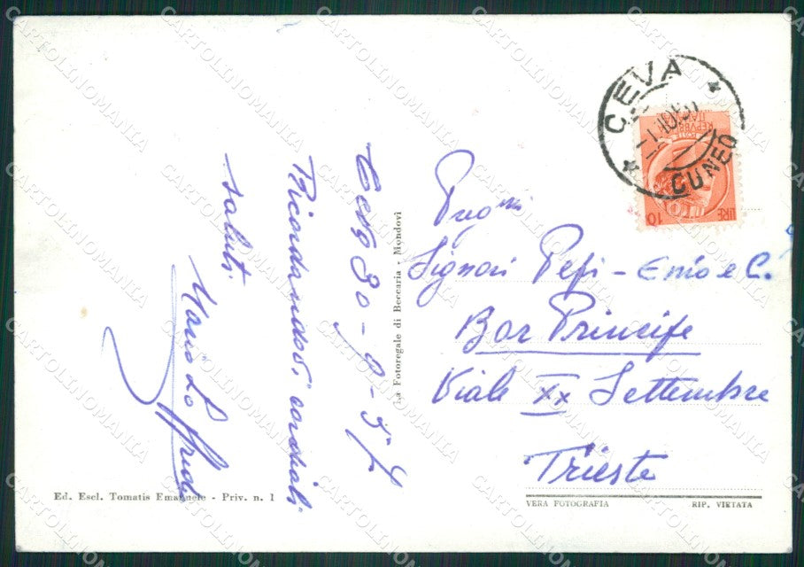 Cuneo Ceva Foto FG cartolina ZK3571 – retro