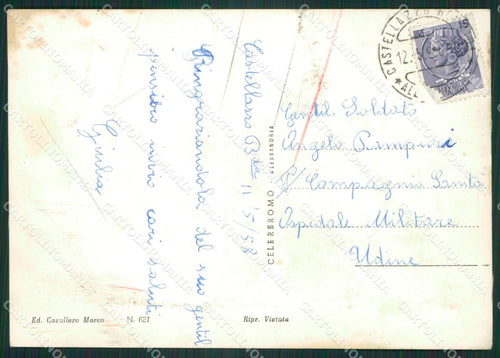 Alessandria Castellazzo Bormida Foto FG cartolina ZK3573 – retro