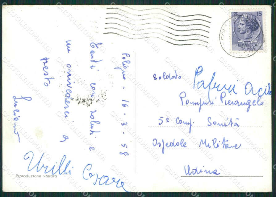 Perugia Foligno Foto FG cartolina ZK3578 – retro
