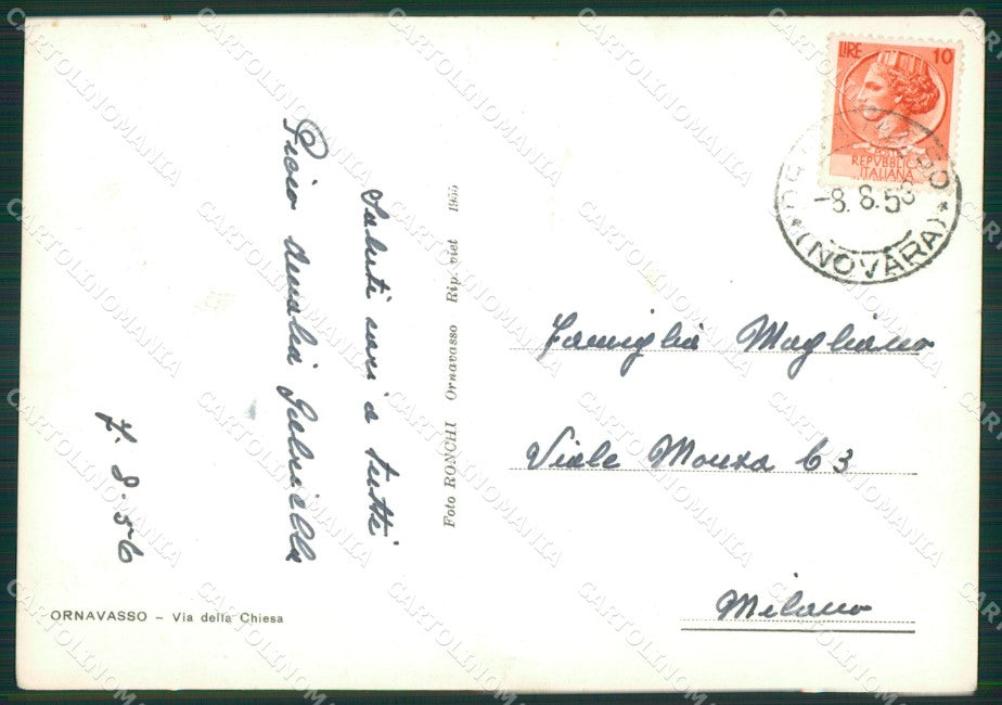 Verbania Ornavasso Foto FG cartolina ZK3583 – retro