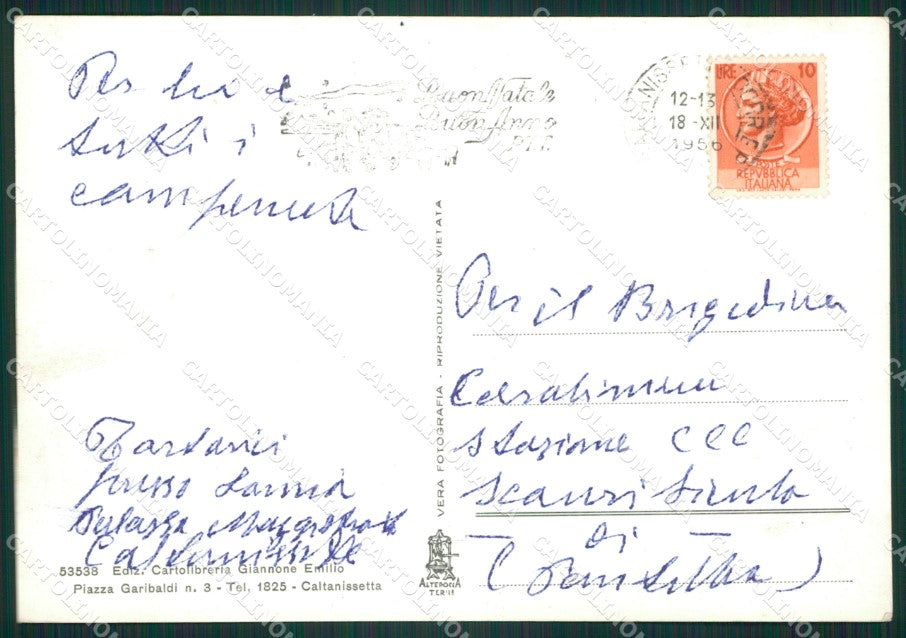 Caltanissetta Città Foto FG cartolina ZK3617 – retro