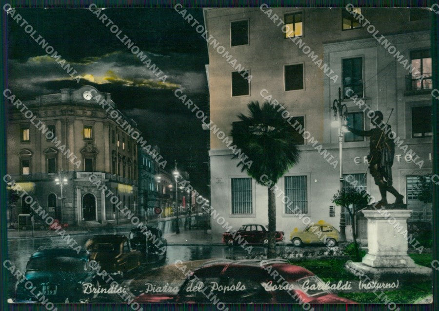 Brindisi Città Auto Foto FG cartolina ZK3618 – fronte