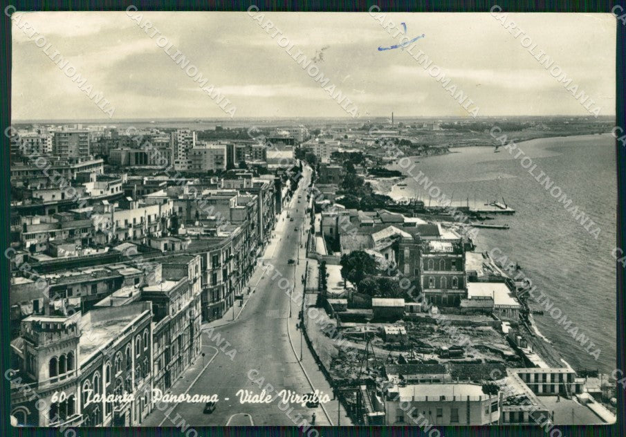 Taranto Città PIEGA Foto FG cartolina ZK3623 – fronte