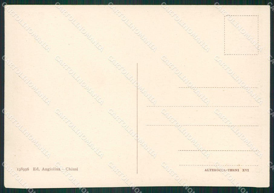 Siena Chianciano Bagni FG cartolina ZK3629 – retro