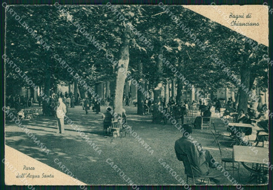 Siena Chianciano Bagni Parco dell'Aqua Santa FG cartolina ZK3631 – fronte