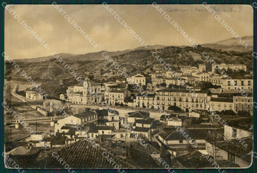 Cosenza Città PIEGHINA COLLA FG cartolina ZK3638 – fronte