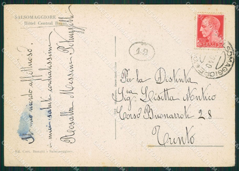 Parma Salsomaggiore FG cartolina ZK3652 – retro