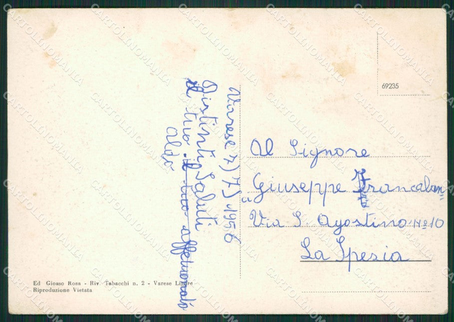 La Spezia Varese Ligure FG cartolina ZK3662 – retro