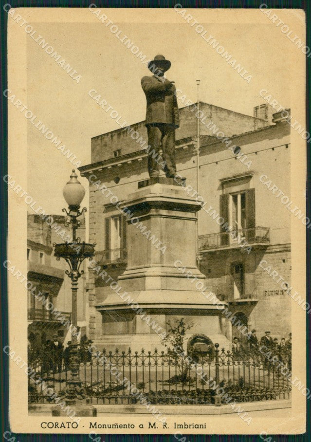 Bari Corato PIEGHINA FG cartolina ZK3669 – fronte