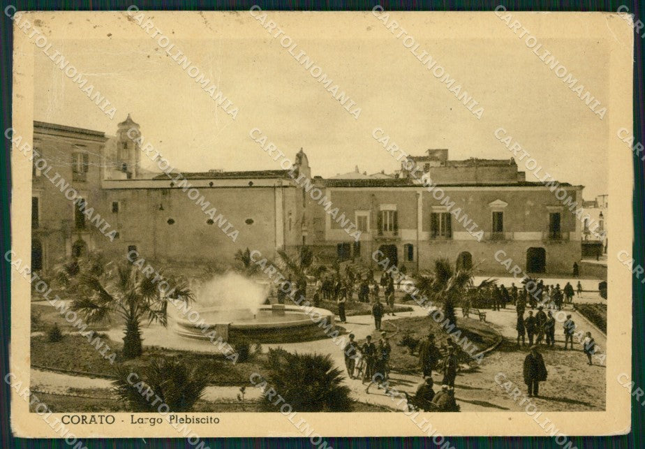 Bari Corato PIEGHINA FG cartolina ZK3670 – fronte