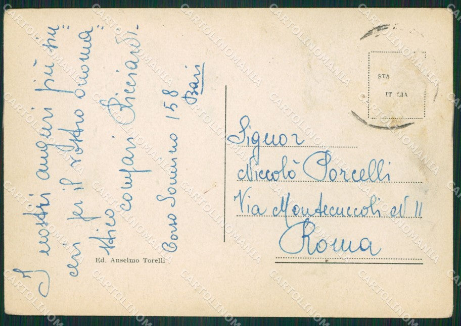 Bari Corato PIEGHINA FG cartolina ZK3670 – retro