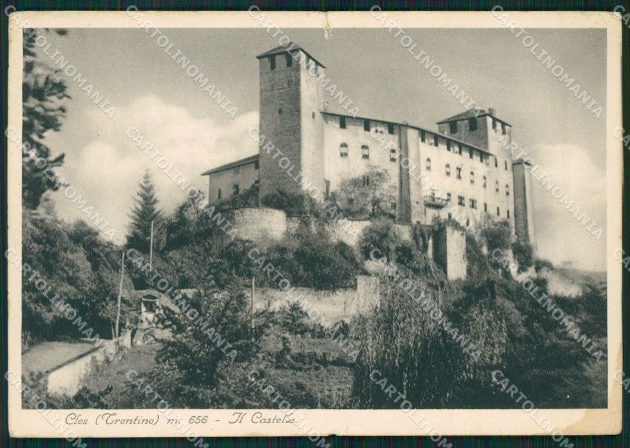 Trento Cles Castello STRAPPINO FG cartolina ZK3672 – fronte