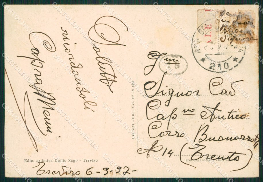 Treviso Città FG cartolina ZK3676 – retro
