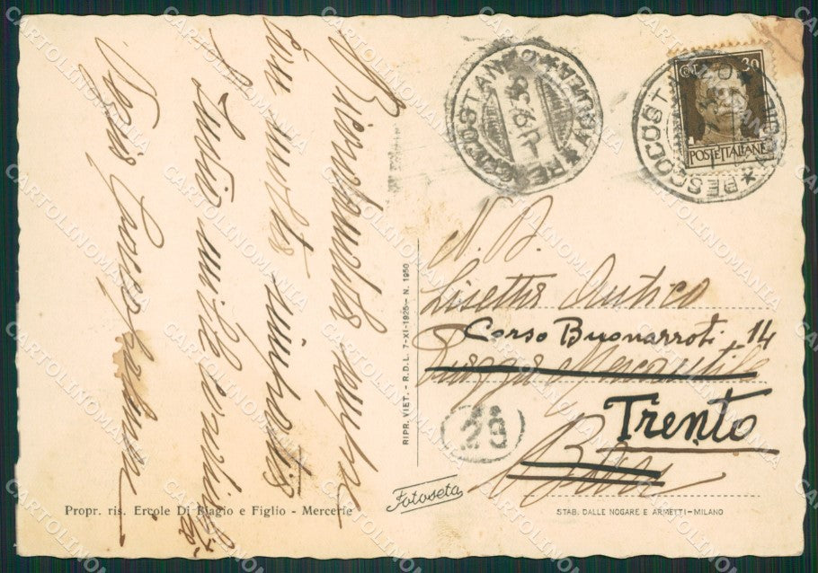 L'Aquila Pescocostanzo ABRASA FG cartolina ZK3680 – retro