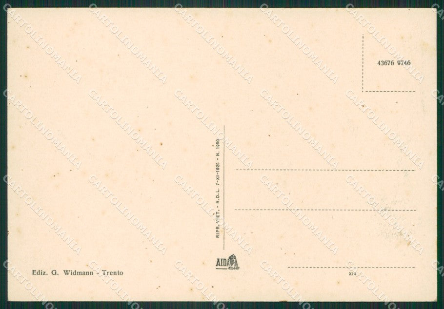 Trento Città FG cartolina ZK3681 – retro