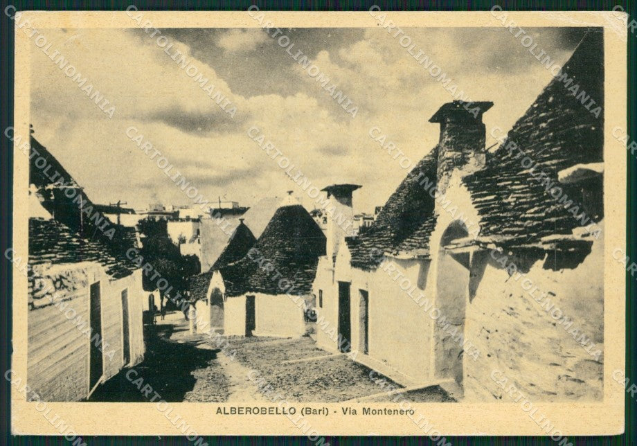 Bari Alberobello Trulli FG cartolina ZK3687 – fronte