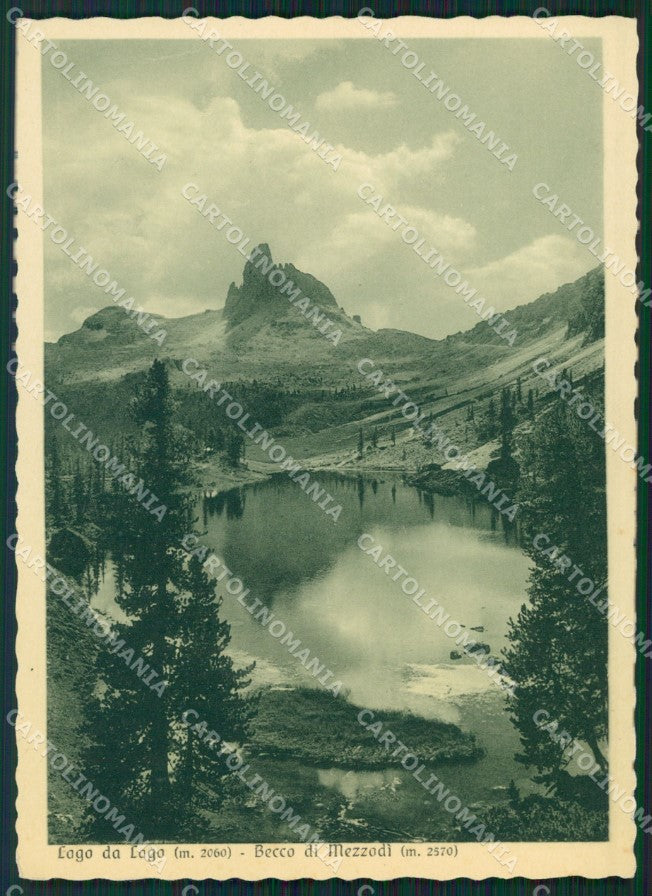 Belluno Lago da Lago Becco di Mezzodì FG cartolina ZK3715 – fronte