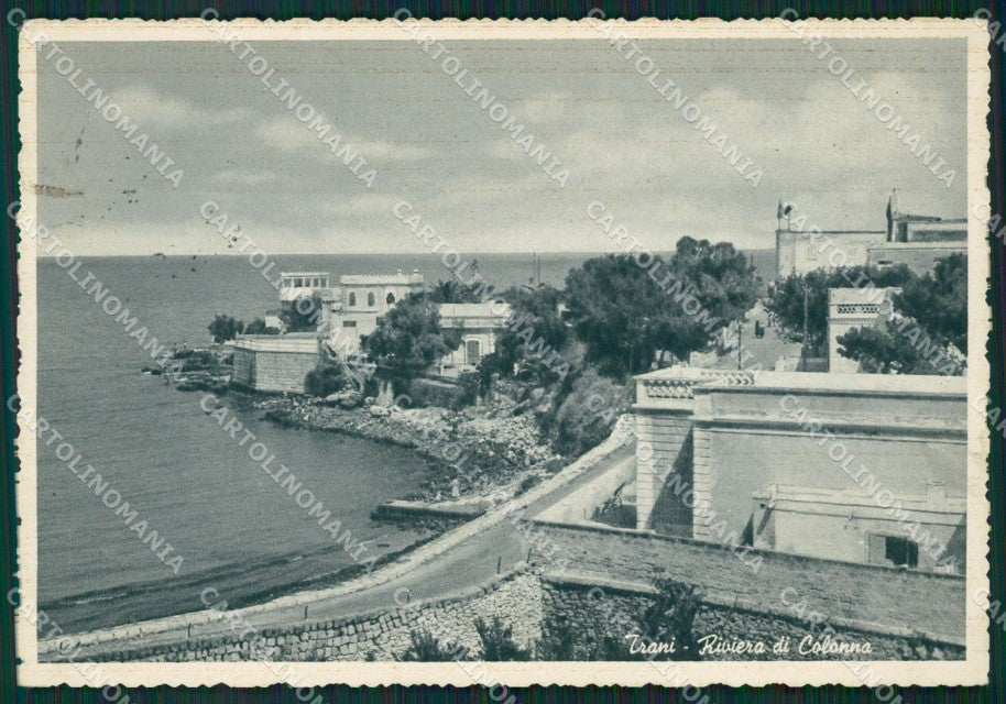 Bari Trani PIEGHINA FG cartolina ZK3716 – fronte