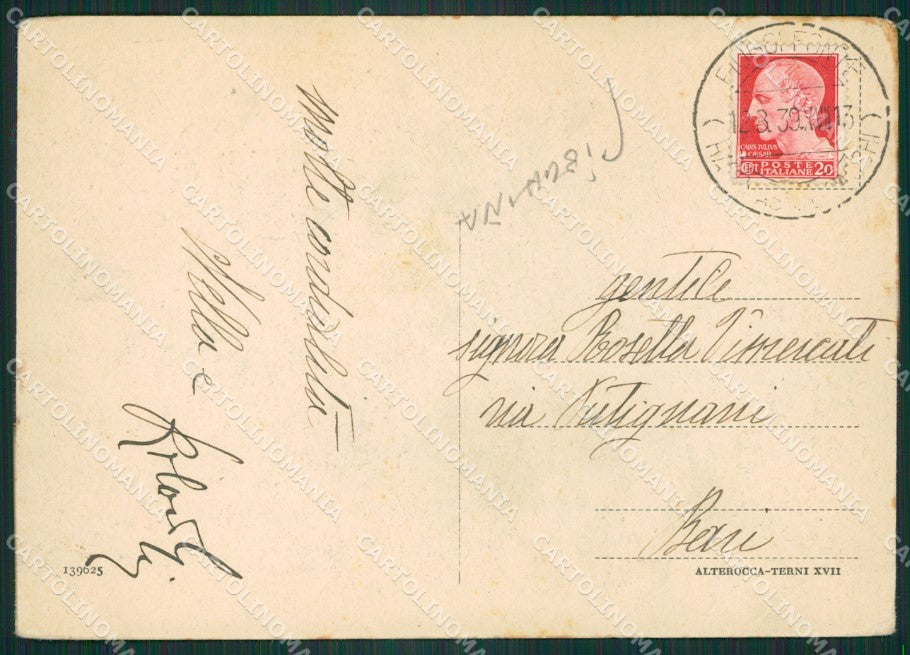 Frosinone Fiuggi PIEGHINA FG cartolina ZK3737 – retro