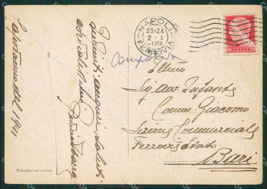 Napoli Vomero FG cartolina ZK3739 – retro
