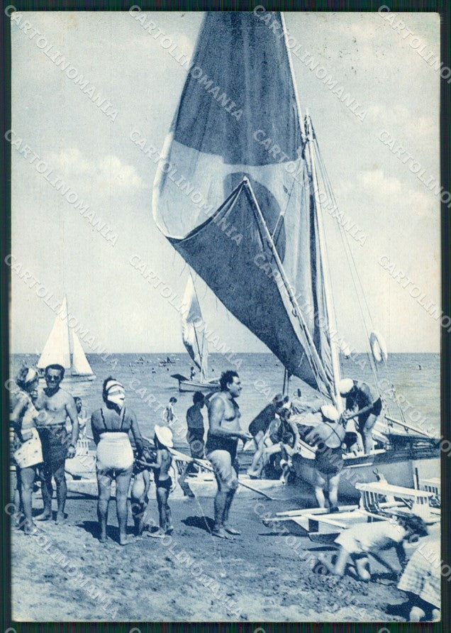 Rimini Misano Mare Barca FG cartolina ZK3761 – fronte